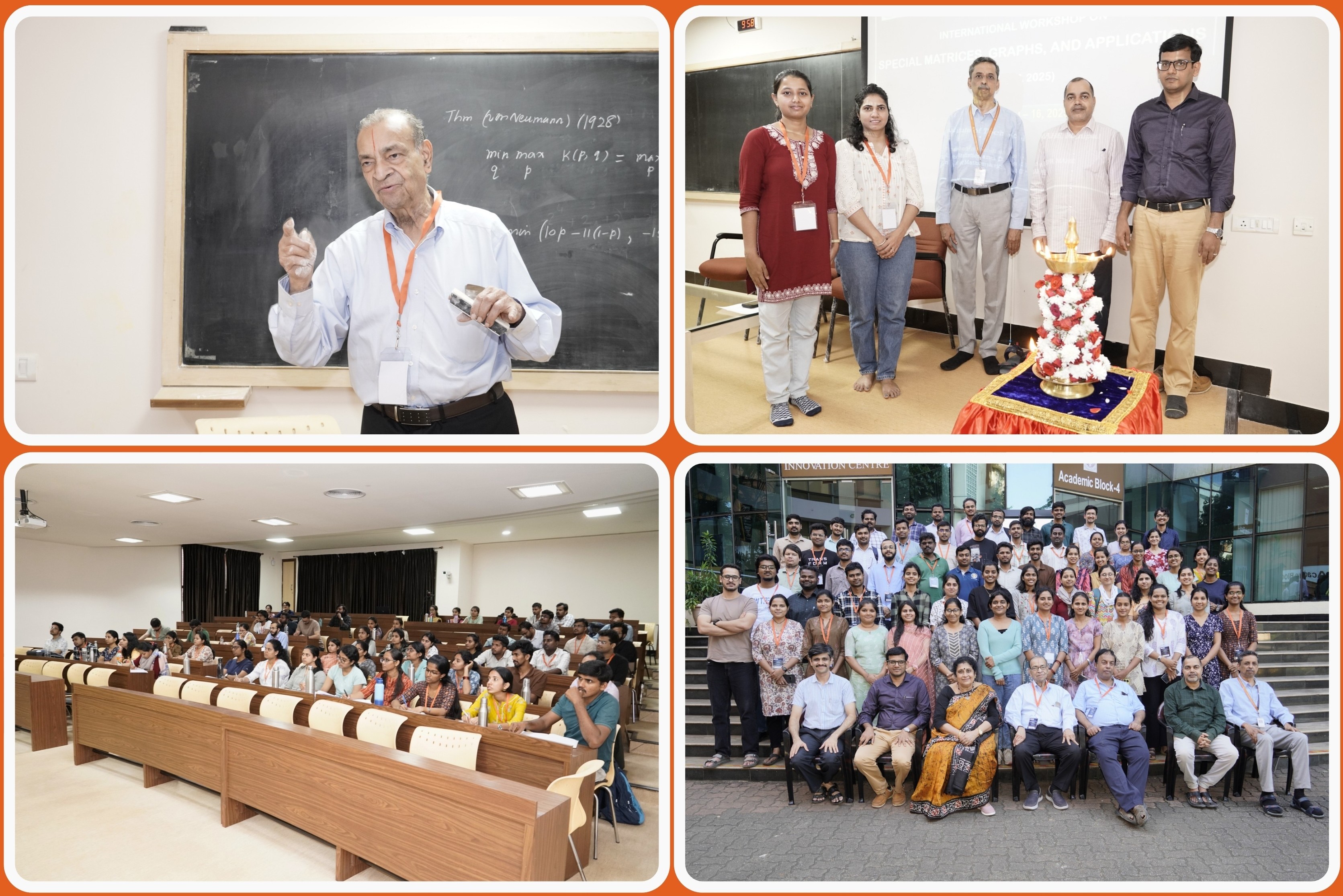 International Workshop on Special Matrices, Graphs, and Applications (IWSMGA 2025): December 10 to 16, 2025