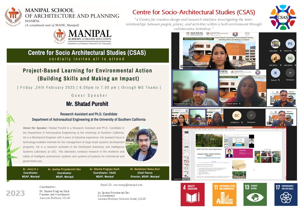 Webinar on Project-Based Learning for Environmental Action