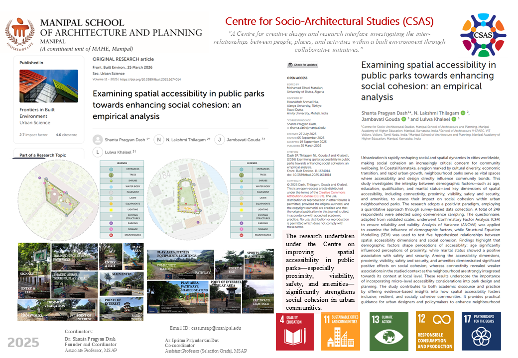 Research on Spatial accessibility in public parks