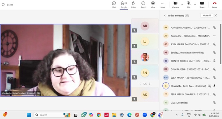 Report on Student Collaboration Activity Series – II  Webinar on “Understanding Body Image”
