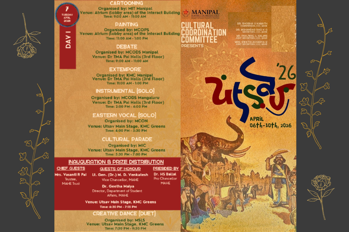 MAHE Hosts Utsav 2026 Showcasing Student Talent and Cultural Diversity