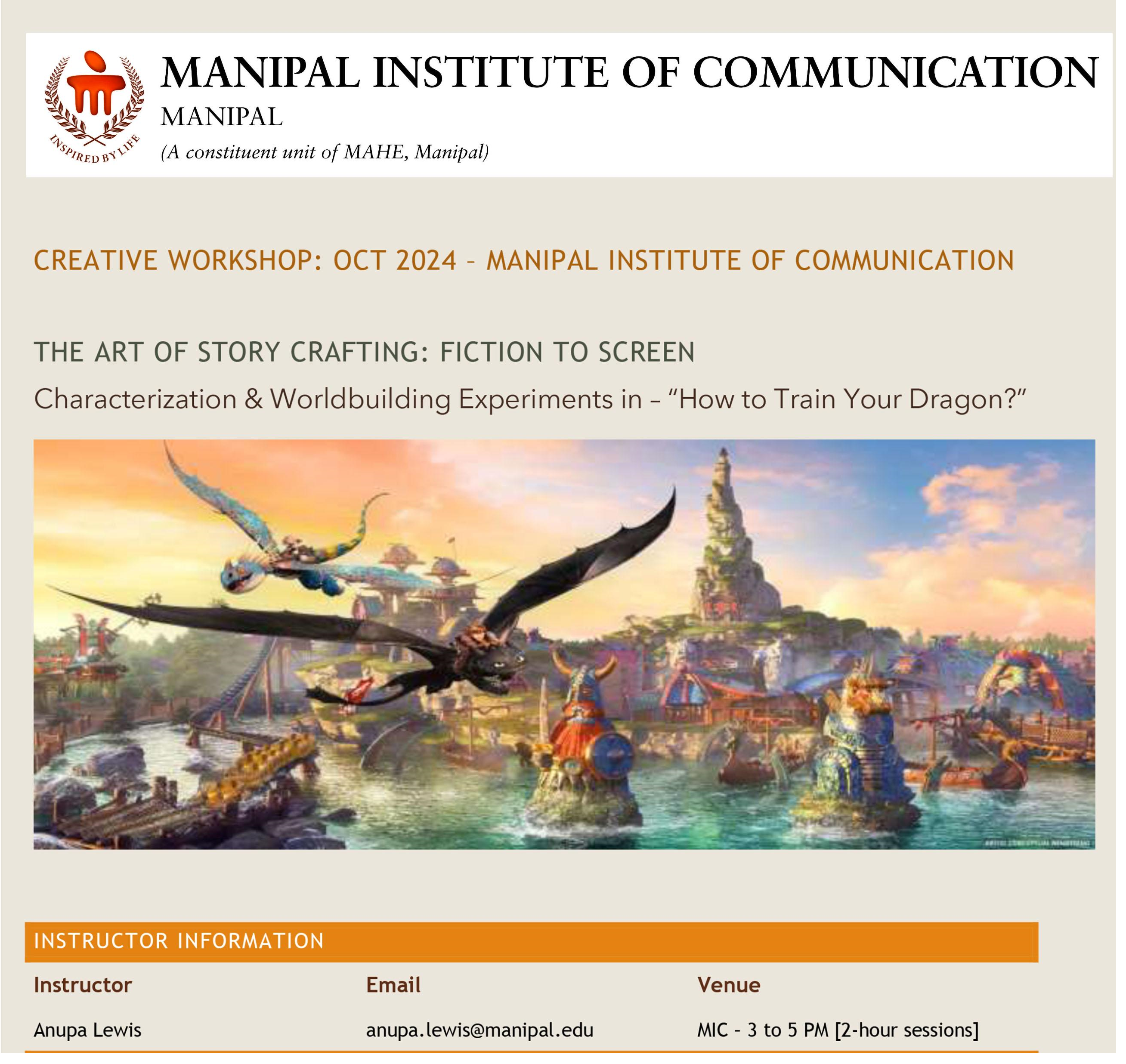 Creative Workshop at MIC